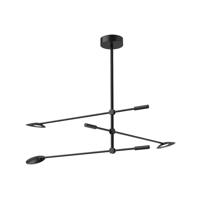 Rotaire 32" Chandelier in Black
