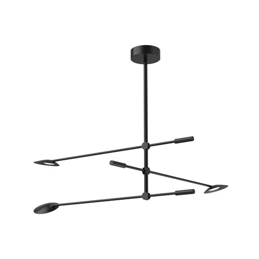 Rotaire 32" Chandelier in Black