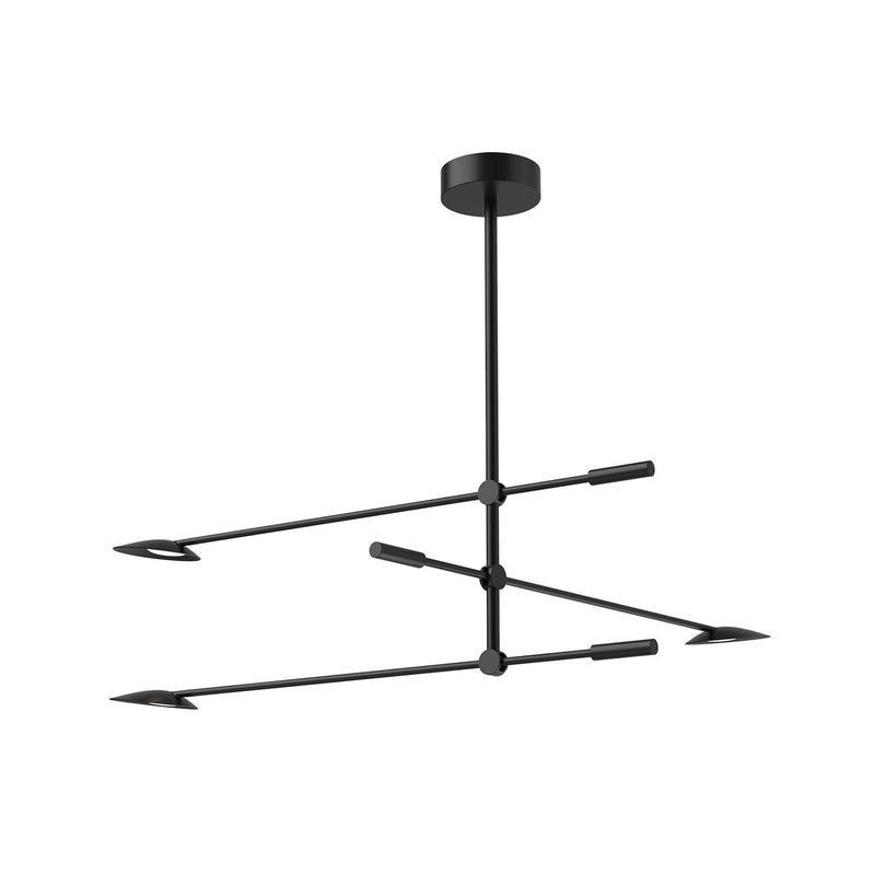 Rotaire 32" Chandelier in Black