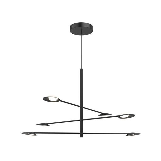 Rotaire 36" Chandelier in Black