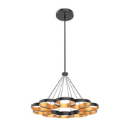 Maestro 33" Pendant in Black/Gold