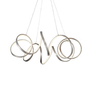 Synergy 34" Pendant, 34" Diameter in Antique Silver