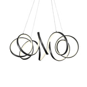 Synergy 34" Pendant, 34" Diameter in Black