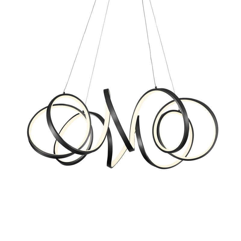 Synergy 34" Pendant, 34" Diameter in Black