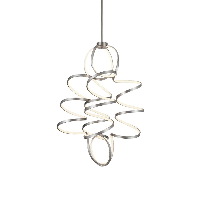 Synergy 41" Pendant in Antique Silver