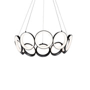 Oros 29" Chandelier in Black
