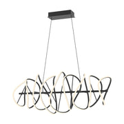 Collide 44" Linear Pendant in Black