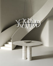 Collide 44" Linear Pendant in Black