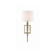 Clifton 1 Light 8" Sconce in Aged Brass
