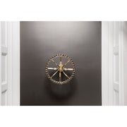 Clover 4 Light 18.25" Semi Flush Mount in Aged Brass