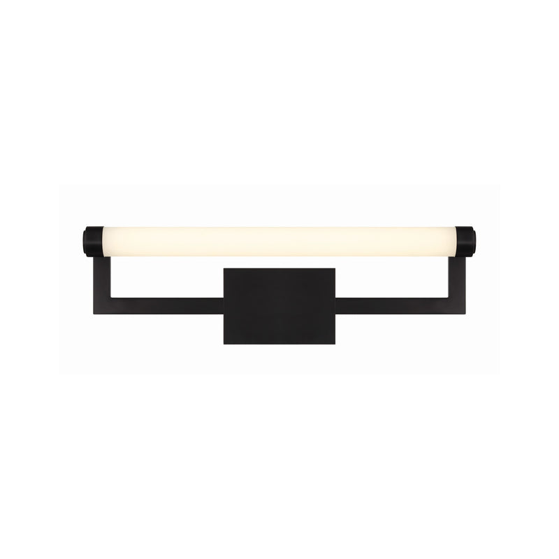 Clinton 1 Light 26.25" Integrated LED Picture Light in Matte Black
