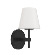 Colton 1 Light 6" Sconce in Black