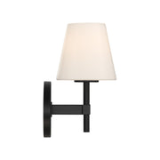 Colton 1 Light 6" Sconce in Black
