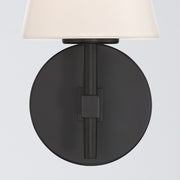 Colton 1 Light 6" Sconce in Black