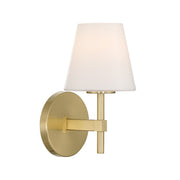 Colton 1 Light 6" Sconce in Vibrant Gold