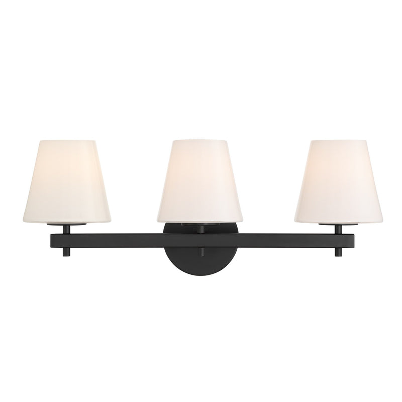 Colton 3 Light 24.5" Bathroom Vanity in Black