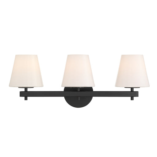 Colton 3 Light 24.5" Bathroom Vanity in Black
