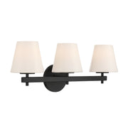 Colton 3 Light 24.5" Bathroom Vanity in Black