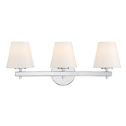 Colton 3 Light 24.5" Bathroom Vanity in Polished Chrome