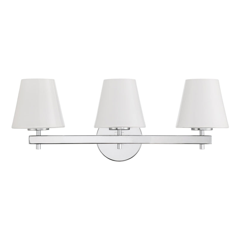 Colton 3 Light 24.5" Bathroom Vanity in Polished Chrome