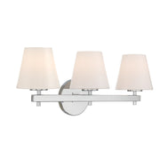 Colton 3 Light 24.5" Bathroom Vanity in Polished Chrome