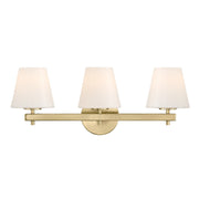 Colton 3 Light 24.5" Bathroom Vanity in Vibrant Gold