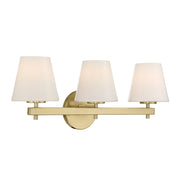 Colton 3 Light 24.5" Bathroom Vanity in Vibrant Gold