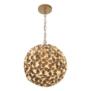 Cora 1 Light 13" Pendant in Soft Gold