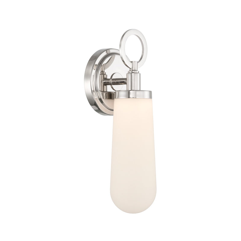 Calvin 1 Light 4.75" Integrated LED Sconce in Polished Nickel