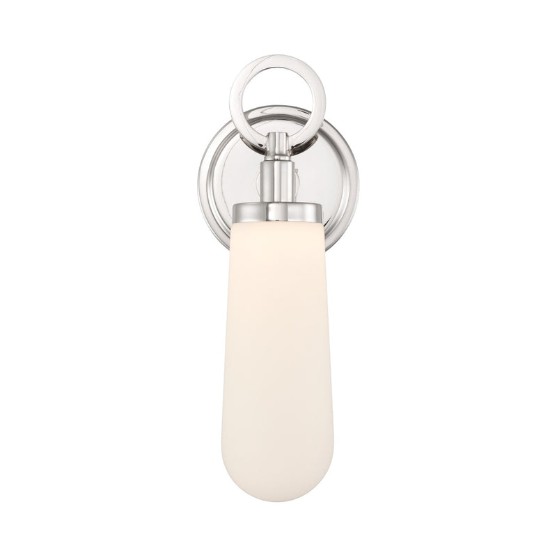 Calvin 1 Light 4.75" Integrated LED Sconce in Polished Nickel