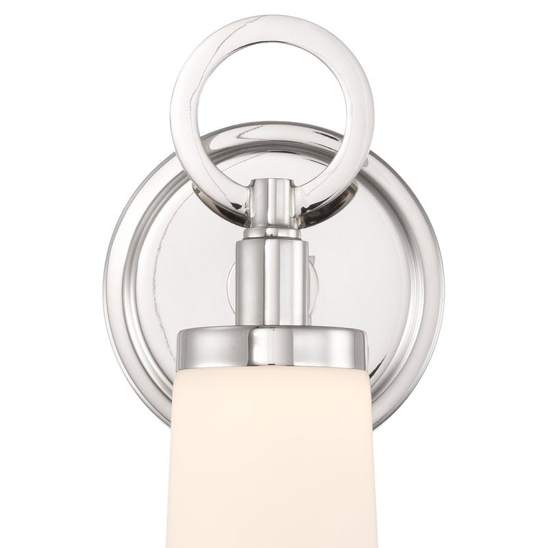 Calvin 1 Light 4.75" Integrated LED Sconce in Polished Nickel