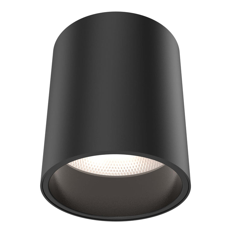 Focus 6" Multi-Voltage Cylinder Flush Mount in Black