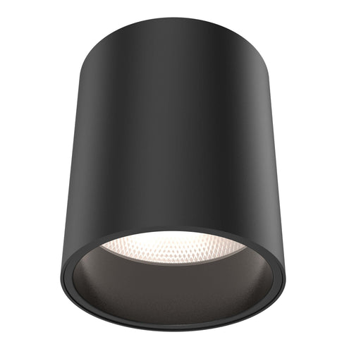 Focus 6" Multi-Voltage Cylinder Flush Mount in Black
