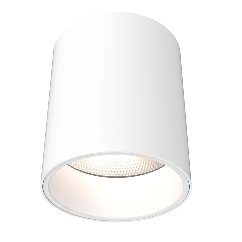 Focus 6" Multi-Voltage Cylinder Flush Mount in White