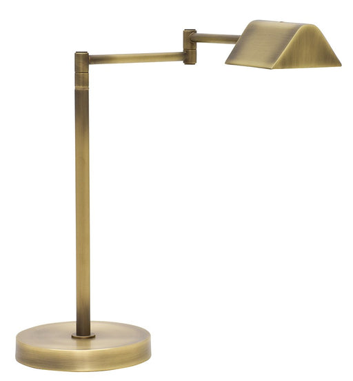 Delta 18" LED Desk Lamp in Antique Brass