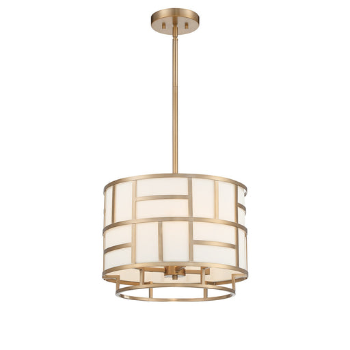 Danielson 4 Light 16.75" Chandelier in Vibrant Gold