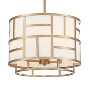 Danielson 4 Light 16.75" Chandelier in Vibrant Gold