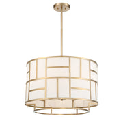 Danielson 6 Light 24.75" Chandelier in Vibrant Gold