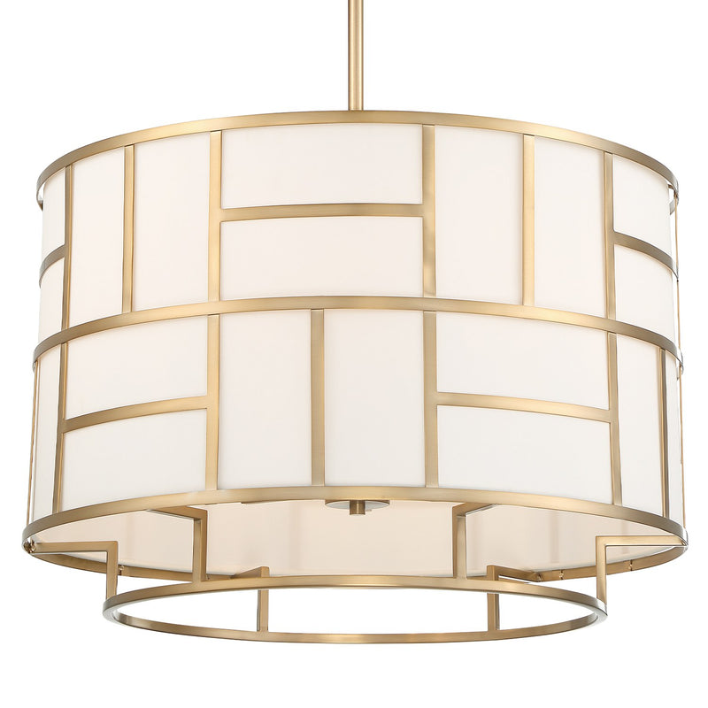 Danielson 6 Light 24.75" Chandelier in Vibrant Gold