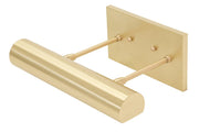 Classic Contemporary 12" LED Direct Wire Picture Light in Satin Brass