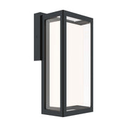Frame 13" Smart Outdoor Wall Sconce in Black