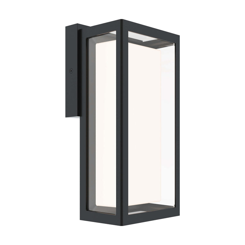 Frame 13" Smart Outdoor Wall Sconce in Black