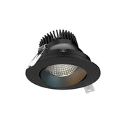 Revolve Pro 3.5" Smart Regressed Gimbal Downlight in Black