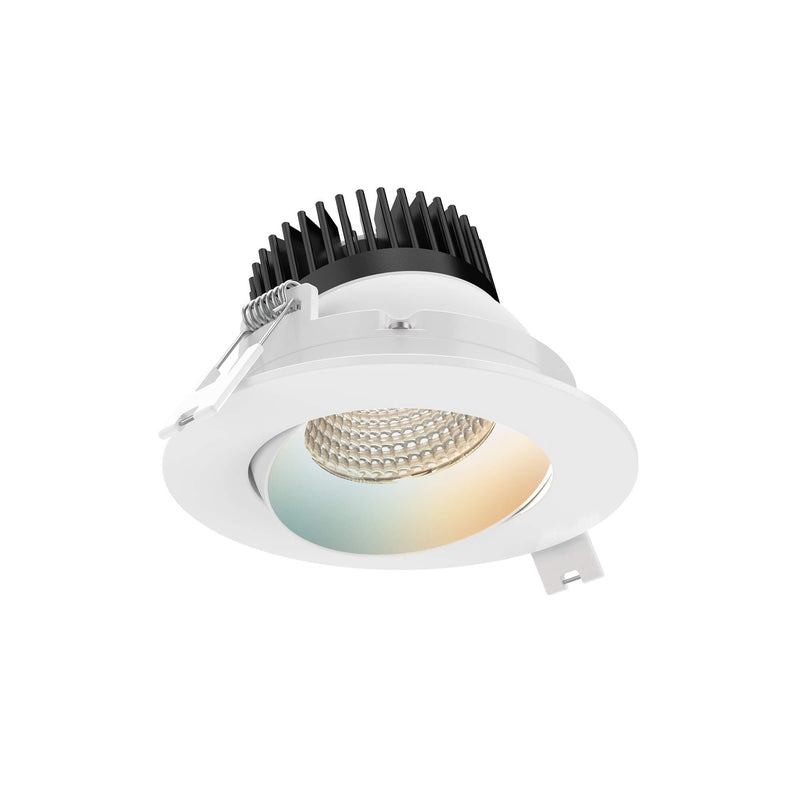 Revolve Pro 3.5" Smart Regressed Gimbal Downlight in White