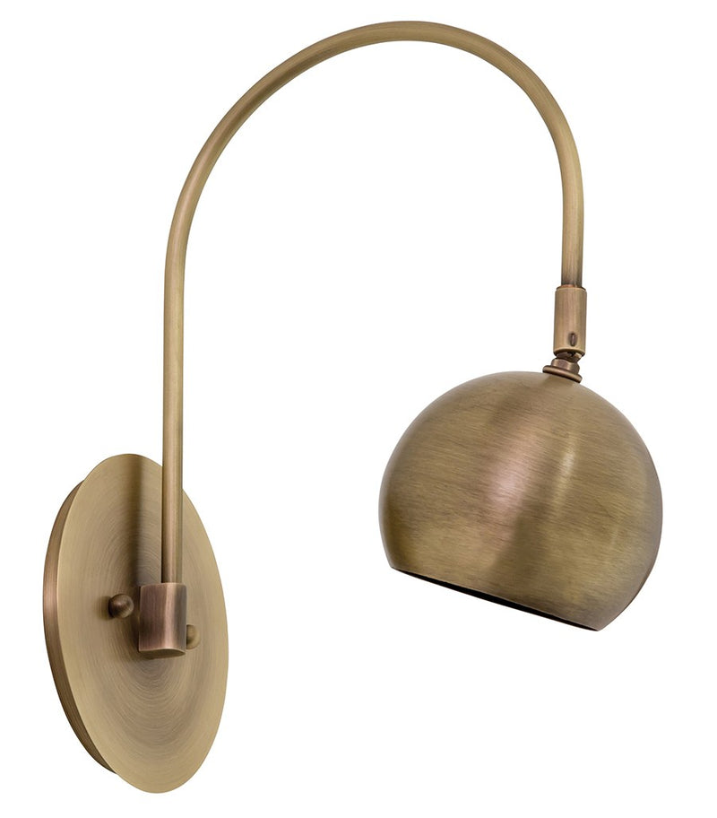 Halo LED Direct Wire Picture Light in Antique Brass