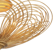 Doral 3 Light 19" Semi Flush Mount in Renaissance Gold