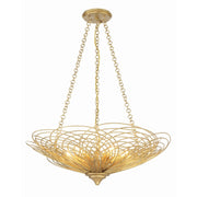 Doral 6 Light 24" Pendant in Renaissance Gold