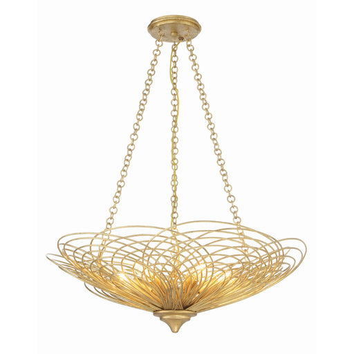 Doral 6 Light 24" Pendant in Renaissance Gold