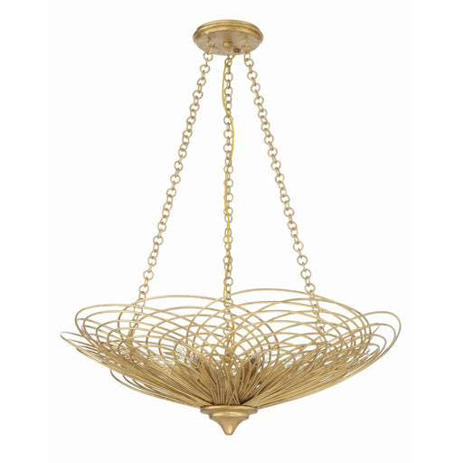 Doral 6 Light 24" Pendant in Renaissance Gold