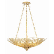 Doral 6 Light 24" Pendant in Renaissance Gold